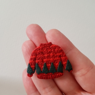 Ugly Sweater Broş #2