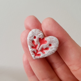 Linzer Heart Kurabiye Broş