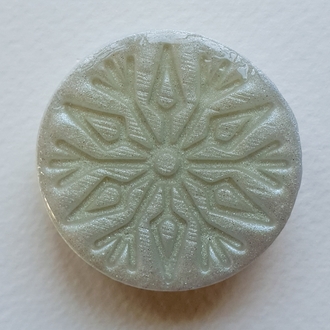 Snowflake Blue Broş