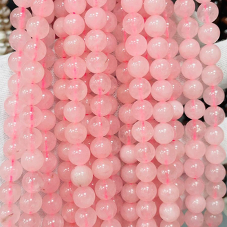 8 mm Pembe Kuvars dizi