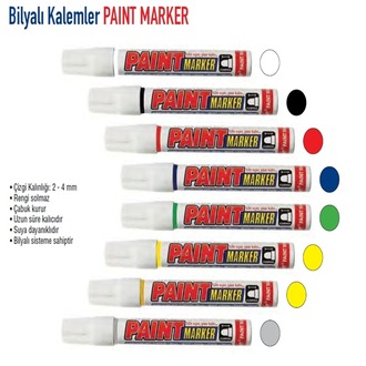 MERCURE PAINT MARKER BİLYALI KALEM - 12' Lİ KUTU