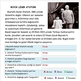 1.SINIF OKUMA ANLAMA KİTABI