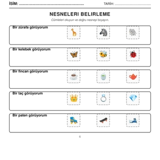 1.sınıf Nesne Belirleme