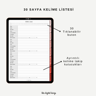 YÖKDİL AJANDASI (ZAMANSIZ)