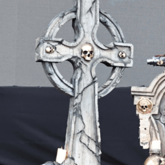 Gothic Warrior Memorial Cross