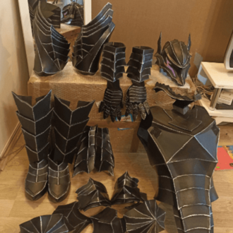 Savage Ironclad Barbarian Armor