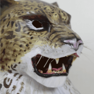 Jaguar Spirit Warrior Mask
