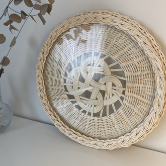 Rattan tepsi