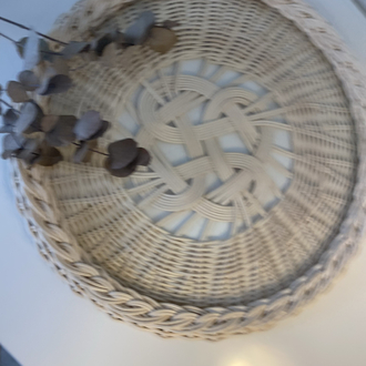 Rattan tepsi
