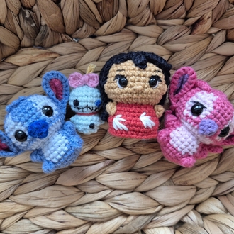 Stitch - Angel -lilo -scrumb set