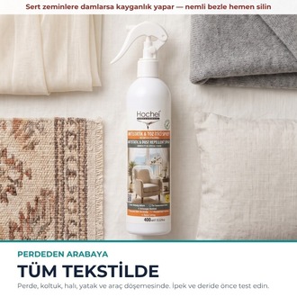 Hochei Antistatik & Toz İtici Sprey - Ev Tekstili Özel Serisi - 400 ml