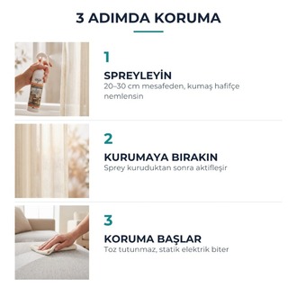 Hochei Antistatik & Toz İtici Sprey - Ev Tekstili Özel Serisi - 400 ml