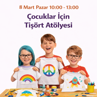 Hola Sanat Çocuklar İçin Tişört Atölyesi