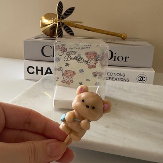 Cutie Ayıcık Pasta Mumu