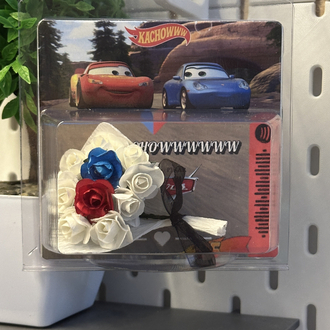 Cars küçük çiçek buket HotKutu