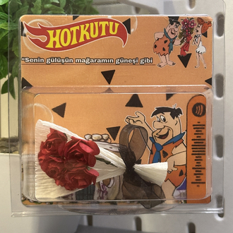 Taş Devri küçük çiçek buket HotKutu