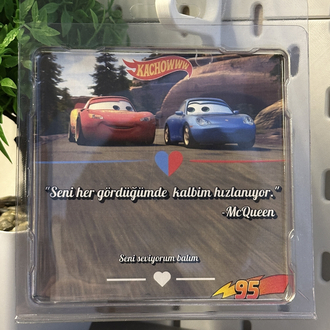 Cars küçük çiçek buket HotKutu