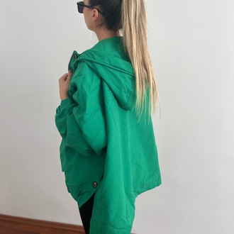 Yeşil Zara Marka Oversize Mont