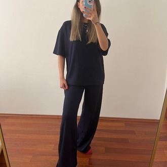 OYSHO MODAL ALT ÜST LACİVERT TAKIM