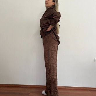 Özel Seri Tasarım Kahverengi Takım