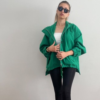 Yeşil Zara Marka Oversize Mont