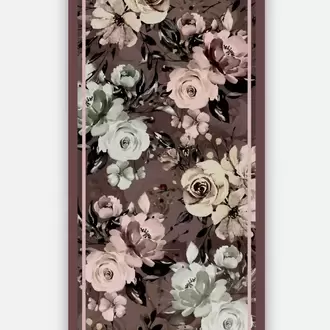 BLOOM DESEN TOZLU KAHVE BAMBU KRAŞ ŞAL