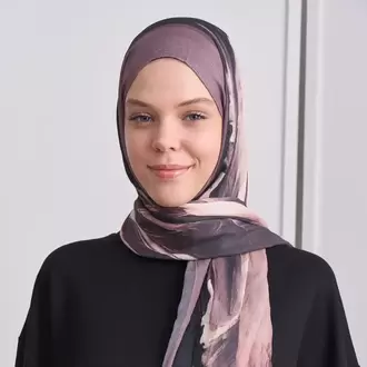 SOBLE DESEN KOYU VİZON BAMBU KRAŞ ŞAL