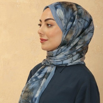 LOCELLA VUAL KRAŞ MAVİ ŞAL