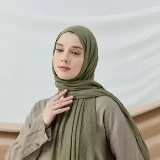 DÜZ BAMBU KRAŞ YEŞİL ÇAY ŞAL