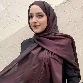 SOYUT DESEN VUAL SOFT BORDO ŞAL