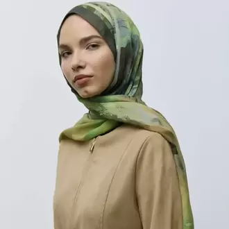 SOYUT DESEN KAMUFLAJ PAMUK ŞAL