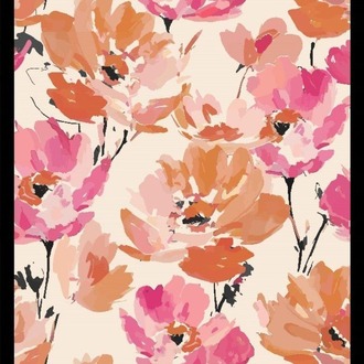 GİZEM DESEN MERCAN PEMBE BAMBU KRAŞ ŞAL