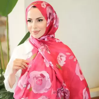 ROSA İTHAL İPLİK SOFT  FUŞYA ŞAL