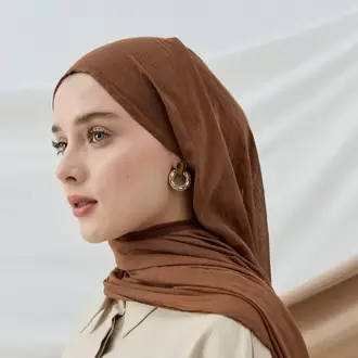 AYA SERİSİ KAHVERENGİ ŞAL 