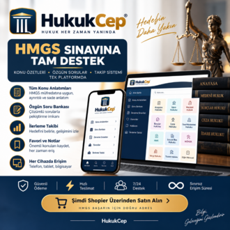 HukukCep HMGS Hazırlık Merkezi Üyeliği