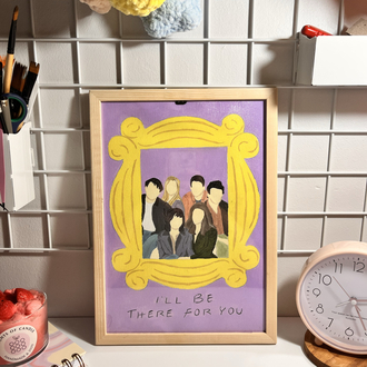 “Friends” Çerçeveli Tablo