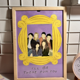 “Friends” Çerçeveli Tablo