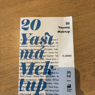 20 yaşıma mektup