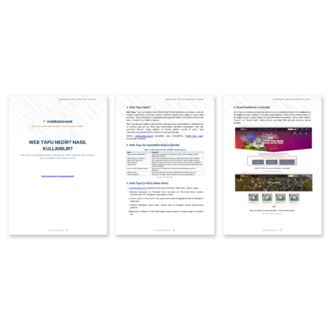 Web Tapu Nedir? Nasıl Kullanılır? – PDF Rehber