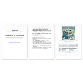 Absorbsiyon ve Adsorbsiyon – PDF Doküman (Humbarahane)