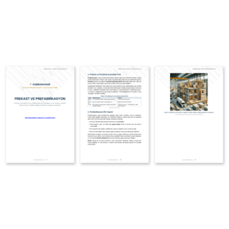 Prekast ve Prefabrikasyon – PDF Doküman (Humbarahane)