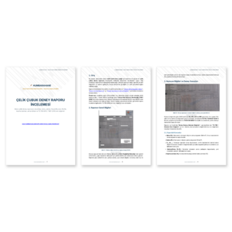 Çelik Çubuk Deney Raporu İncelemesi – PDF Doküman (Humbarahane)