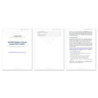 Deprem Sonrası Hasar Tespiti Nedir? - PDF