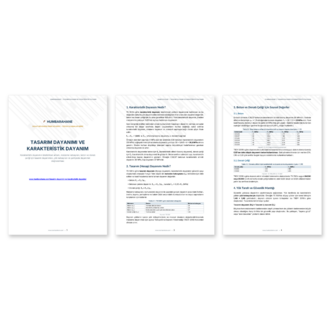Tasarım Dayanımı ve Karakteristik Dayanım – PDF Doküman (Humbarahane)