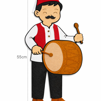 Ramazan Davulcusu Keçe Figür