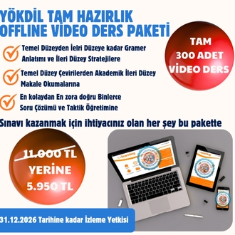 YÖKDİL OFFLINE DERS PAKETİ