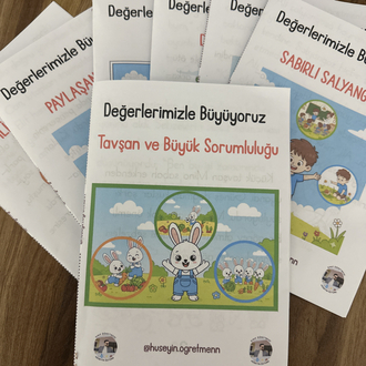 Değerlerimizle Büyüyoruz (7 Kitaplık PDF Seri)