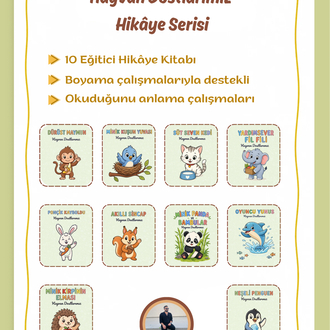 Hayvan Dostlarımız Hikaye Seti (1. ve 2. Sınıf)