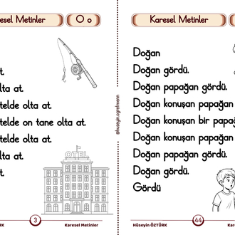 1.Sınıf Karesel Metinler Kitapçığı