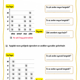 2. Sınıf Matematik Yaz Tatili Tekrar Çalışmaları